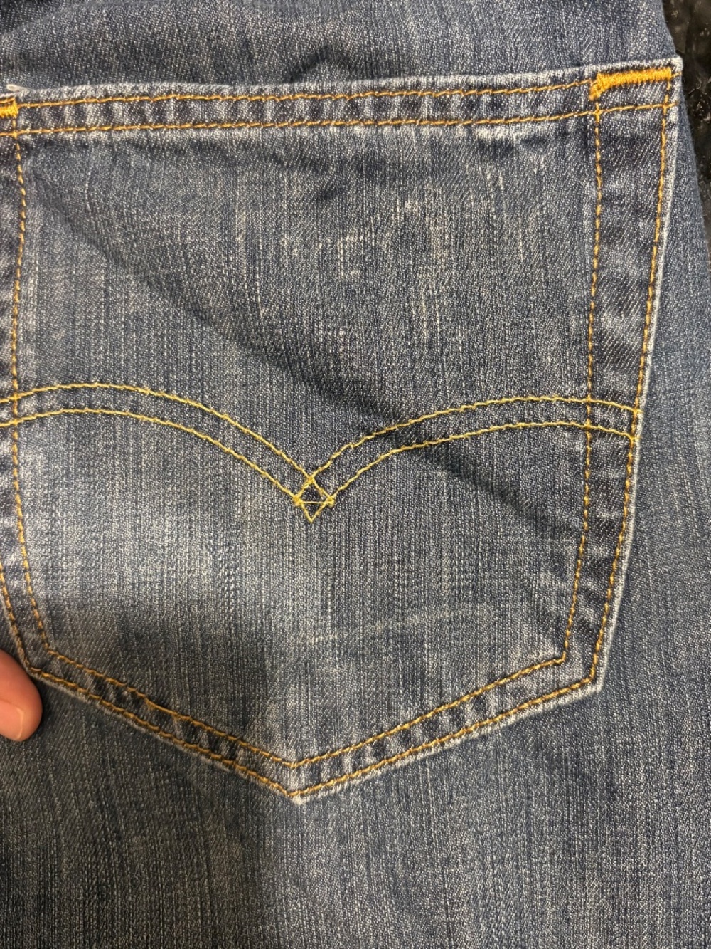 Levi's 527 Slim Bootcut Men's Jeans Dark Wash 34x32 EXCELLENT Condition!! - Picture 4 of 7